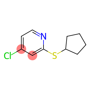 4-chloro-2-(cyclopentylthio)pyridine