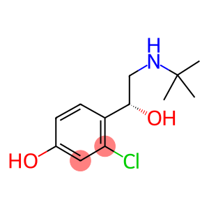 Benzenemethanol, 2-chloro-α-[[(1,1-dimethylethyl)amino]methyl]-4-hydroxy-, (αR)-
