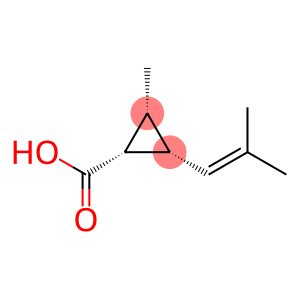 Cyclopropanecarboxylic acid, 2-methyl-3-(2-methyl-1-propenyl)-, (1alpha,2alpha,3alpha)- (9CI)