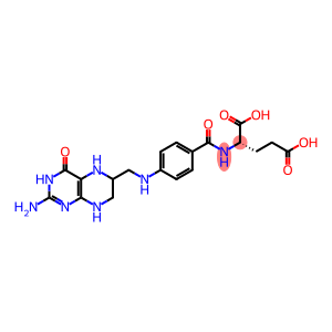 N-{[4-({[(6S)-2-amino-4-oxo-1,4,5,6,7,8-hexahydropteridin-6-yl]methyl}amino)phenyl]carbonyl}-L-glutamic acid