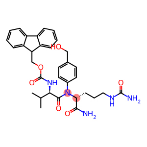 (9H-fluoren-9-yl)methyl ((R)-1-(((R)-1-((4-(hydroxymethyl)phenyl)amino)-1-oxo-5-ureidopentan-2-yl)amino)-3-methyl-1-oxobutan-2-yl)carbamate