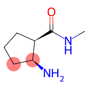 Cyclopentanecarboxamide, 2-amino-N-methyl-, (1R,2S)-rel- (9CI)