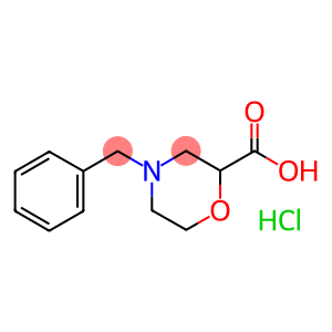 4-benzyl-2-morpholinecarboxylic acid hydrochloride