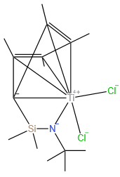 二氯[N-(1,1-二甲基乙基)-1,1-二甲基-1-[(1,2,3,4,5-Η)-2,3,4,5-四甲基-2,4-环戊二烯-1-基]硅烷氨基(2-)-ΚN]钛