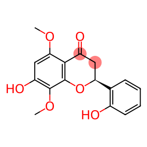 4H-1-Benzopyran-4-one, 2,3-dihydro-7-hydroxy-2-(2-hydroxyphenyl)-5,8-dimethoxy-, (2S)-
