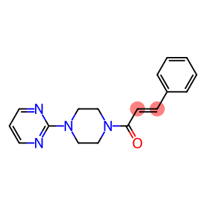(E)-3-phenyl-1-(4-pyrimidin-2-ylpiperazin-1-yl)prop-2-en-1-one