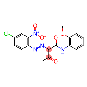 2-[(4-氯-2-硝基苯)偶氮]-N-(2-甲氧基苯基)-3-氧代丁酰胺