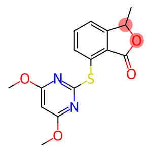 7-(4,6-DIMETHOXYPYRIMIN-2-YLTHIO)-3-METHYLISOBENZOFURAN-1(3H)-ONE