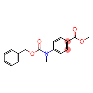 Benzoic acid, 4-[methyl[(phenylmethoxy)carbonyl]amino]-, methyl ester