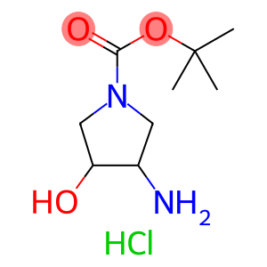 tert-butyl 3-amino-4-hydroxypyrrolidine-1-carboxylate hydrochloride