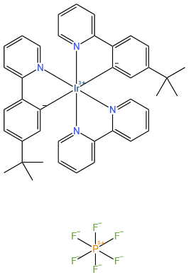 (2,2'-联吡啶)双[2-(4-叔丁基苯基)吡啶]铱(III)六氟磷酸盐