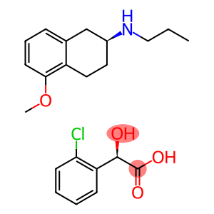 (S)-5-methoxy-N-propyl-1,2,3,4-tetrahydronaphthalen-2-amine (R)-2-(2-chlorophenyl)-2-hydroxyacetate