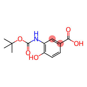 3-(BOC-氨基)-4-羟基苯甲酸