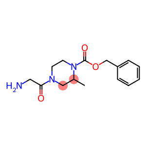 1-Piperazinecarboxylic acid, 4-(2-aminoacetyl)-2-methyl-, phenylmethyl ester