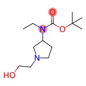 Ethyl-[1-(2-hydroxy-ethyl)-pyrrolidin-3-yl]-carbaMic acid tert-butyl ester