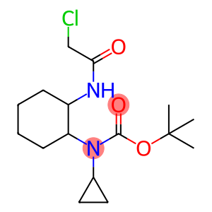 tert-butyl N-[2-[(2-chloroacetyl)amino]cyclohexyl]-N-cyclopropylcarbamate