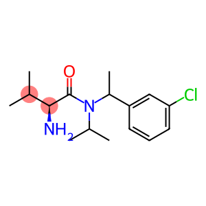 Butanamide, 2-amino-N-[1-(3-chlorophenyl)ethyl]-3-methyl-N-(1-methylethyl)-, (2S)-