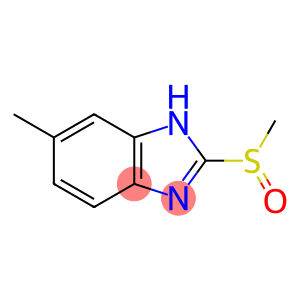 1H-Benzimidazole,5-methyl-2-(methylsulfinyl)-(9CI)