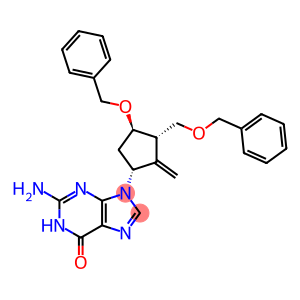 2-氨基-9-((1R,3S,4R)-4-(苄氧基)-3-((苄氧基)甲基)-2-亚甲基环戊基)-1H-嘌呤-6(9H)-酮