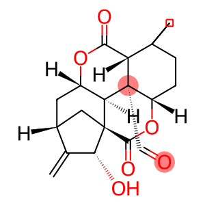 11bH-5a,8-Methano-5H-4,10-dioxacyclohepta[cd]phenalene-11b-carboxaldehyde, dodecahydro-6-hydroxy-1,1-dimethyl-7-methylene-5,11-dioxo-, (3aS,5aS,6R,8S,9aS,11aR,11bR,11cS)-
