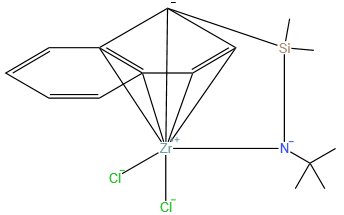 (η(5):η(1)-C9H6SiMe2N(t)Bu)ZrCl2