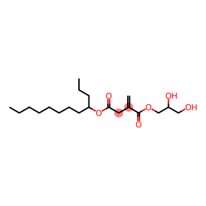 Butanedioic acid, methylene-, 1-(2,3-dihydroxypropyl) 4-dodecyl ester