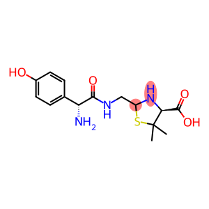 (4S)-2-(((R)-2-氨基-2-(4-羟基苯基)乙酰氨基)甲基)-5,5-二甲基噻唑烷-4-羧酸 (阿莫西林杂质)