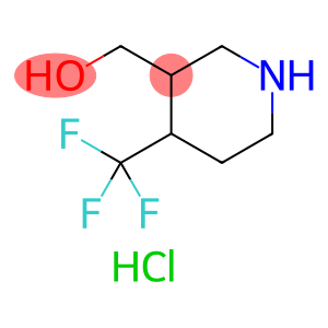 [4-(trifluoromethyl)piperidin-3-yl]methanol hydrochloride