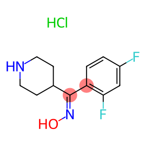 (2,4-DIFLUOROPHENYL)(PIPERIDIN-4-YL)METHANONE OXIME HCL