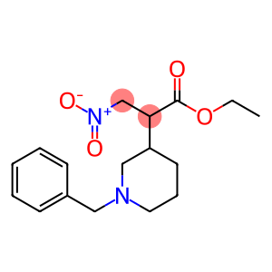 3-Piperidineacetic acid, α-(nitromethyl)-1-(phenylmethyl)-, ethyl ester