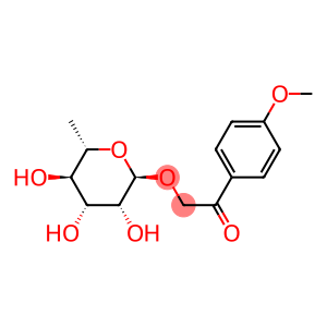 1-(4-Methoxyphenyl)-2-(α-L-rhamnopyranosyloxy)ethanone