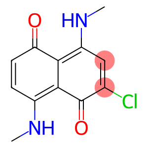 1,5-Naphthalenedione,  2-chloro-4,8-bis(methylamino)-