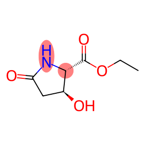 Proline, 3-hydroxy-5-oxo-, ethyl ester, trans- (8CI,9CI)