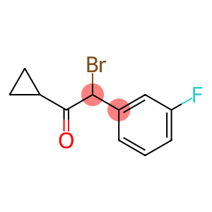 Ethanone, 2-bromo-1-cyclopropyl-2-(3-fluorophenyl)-