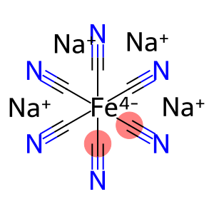 sodium hexacyanoferrate(4-)