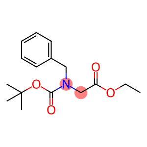 乙基 2-{苯甲基[(叔-丁氧基)羰基]氨基}醋酸盐