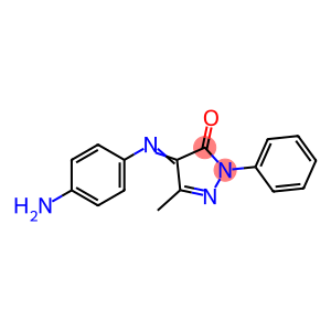 4-[(p-Aminophenyl)imino]-3-methyl-1-phenyl-2-pyrazolin-5-one