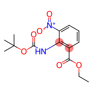 Ethyl 2-((((2-methylpentan-2-yl)oxy)carbonyl)amino)-3-nitrobenzoate