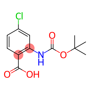 2-叔丁氧羰氨基-4-氯苯甲酸