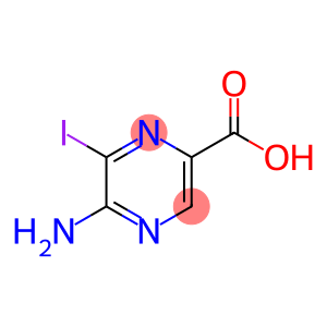 5-Amino-6-iodo-2-pyrazinecarboxylic acid