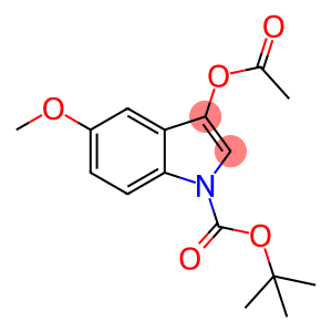 1H-Indole-1-carboxylic acid, 3-(acetyloxy)-5-Methoxy-, 1,1-diMethylethyl ester