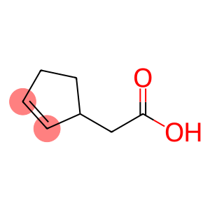 2-Cyclopenteneacetic acid.