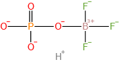trihydrogen trifluoro[phosphato(3-)-O]borate(3-)