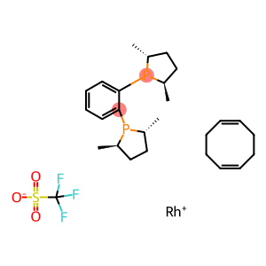 (-)-1,2-Bis((2R,5R)-2,5-dimethylphospholano)benzene(cyclooctadiene)rhodium(I) trifluoromethanesulfon