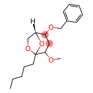 6,8-Dioxabicyclo3.2.1octane, 4-methoxy-5-pentyl-2-(phenylmethoxy)-, 1R-(exo,exo)-