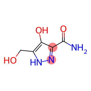 1H-Pyrazole-3-carboxamide, 4-hydroxy-5-(hydroxymethyl)- (9CI)