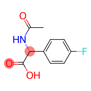 Benzeneacetic acid, α-(acetylamino)-4-fluoro-, (αR)-