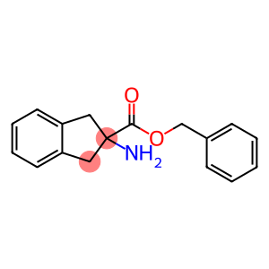 1H-Indene-2-carboxylic acid, 2-aMino-2,3-dihydro-, phenylMethyl ester