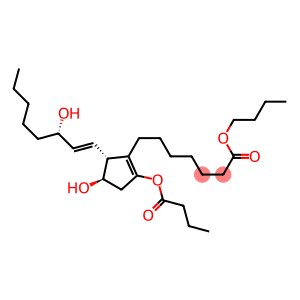 Prosta-8,13-dien-1-oic acid, 11,15-dihydroxy-9-(1-oxobutoxy)-, butyl ester, (11α,13E,15S)-