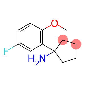 1-(5-fluoro-2-methoxyphenyl)cyclopentan-1-amine
